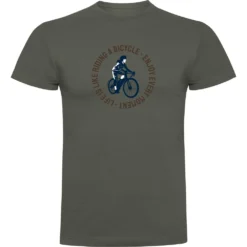 Camiseta Manga Corta Life Is Like Riding