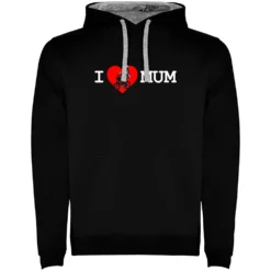 Sudadera Con Capucha I Love Mum Two-Colour